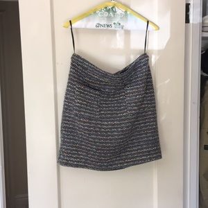 Alex &Alex multicolored bouclé skirt